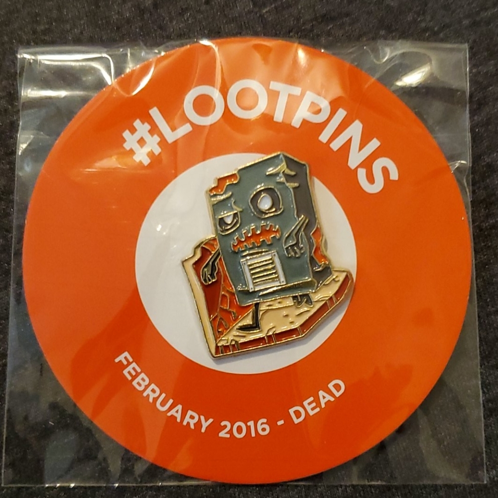 Zombie robot pin